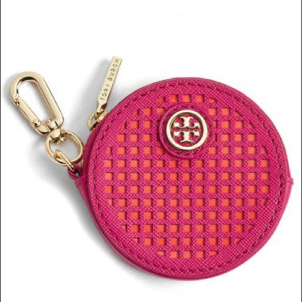 Tory Burch round coin purse